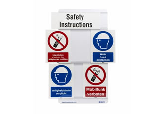 New Safety Signs Sliders enable flexible facility messaging